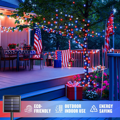 JMEXSUSS 2 Pack 75.5ft Orange Solar Christmas Lights, Total 400 LED Solar String Lights Outdoor Waterproof, 8 Modes Orange Halloween Lights for Tree Patio Garden Thanksgiving Halloween Decorations