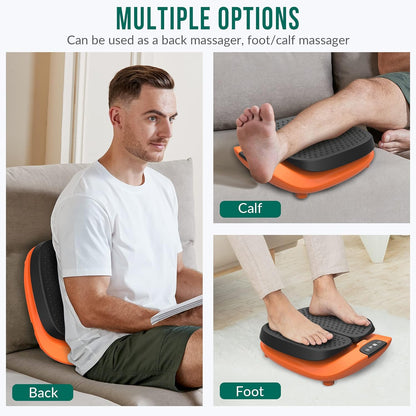 Snailax Vibration Foot Massager with Heat,Remote Control, Electric Foot Legs Back Massager Machine, 3 Levels Vibration Intensity & 3 Massage Modes, Gifts for Women Men