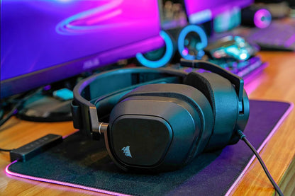 WC Freeze HS80 - Cooling Gel Earpads for Corsair HS80 RGB Wireless, Wired, & HS80 Max by Wicked Cushions - Elevate Comfort, Thickness & Sound Isolation for Epic Gaming Sessions | Black