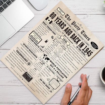 Large 50 Years Old Birthday Gifts for Women Men,Happy 50th Birthday Card for Husband Wife, Retro 50 Years Old Birthday Gifts for Mom Dad