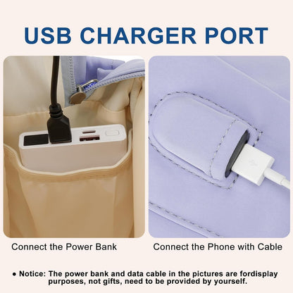 WINDARS Backpacks for Girls, 15.6 Inch School Bag Cute Waterproof laptop Bookbag Large College Backpack for Teen Women Students Anti Theft Travel Daypack Black