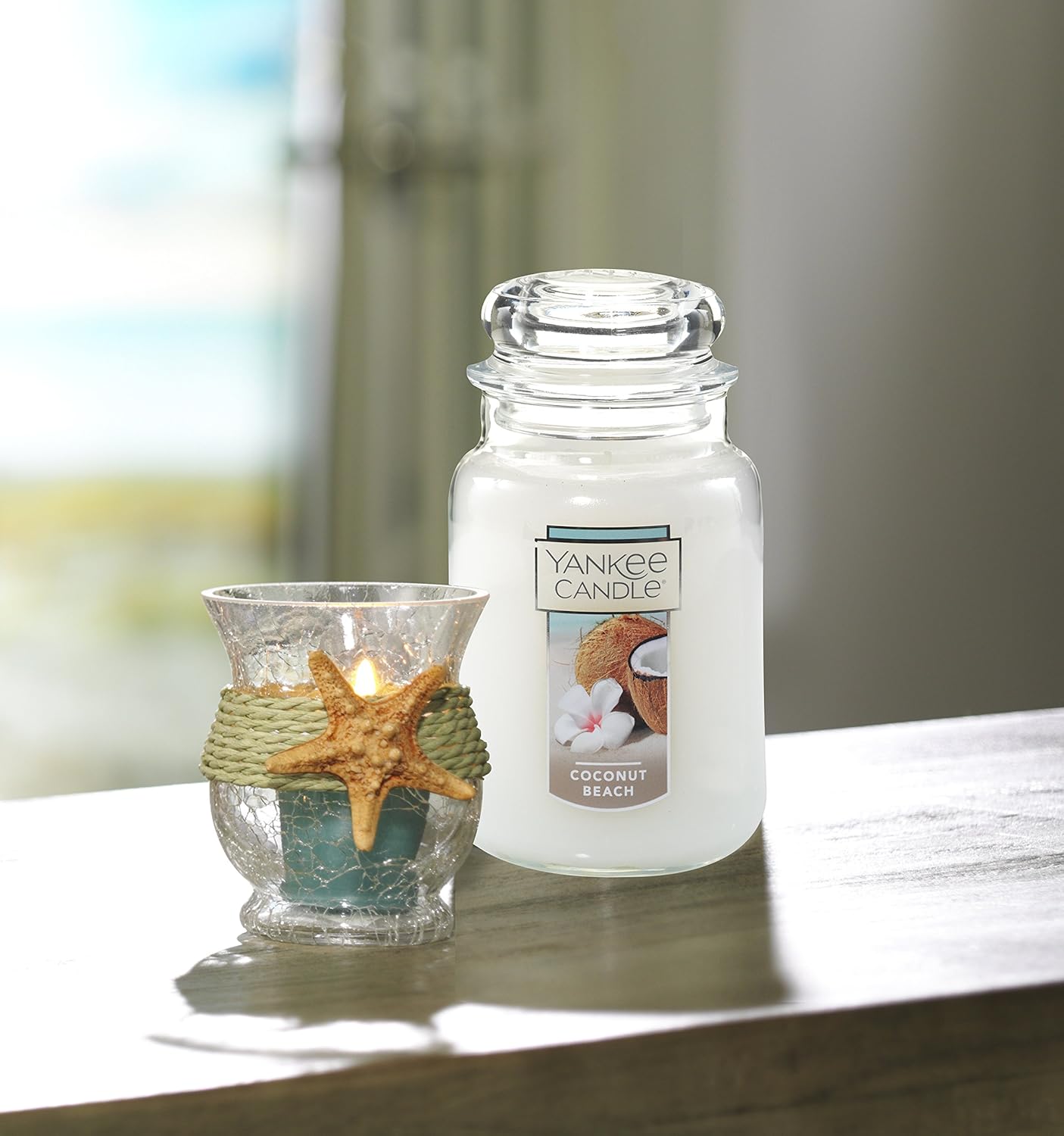 Yankee Candle Scented Candle, Sage & Citrus, Original Large Jar Candle, 110-150 Hours of Burn Time, 22 oz.