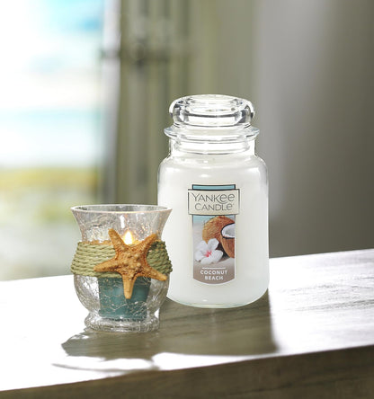 Yankee Candle Scented Candle, Sage & Citrus, Original Large Jar Candle, 110-150 Hours of Burn Time, 22 oz.