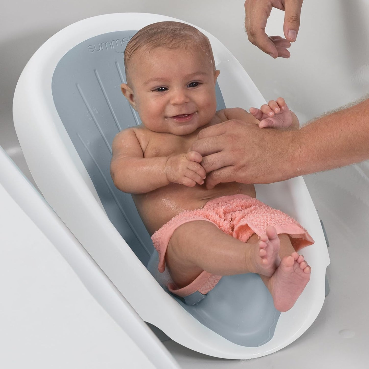 Summer Infant Clean Rinse Baby Bather, Gray