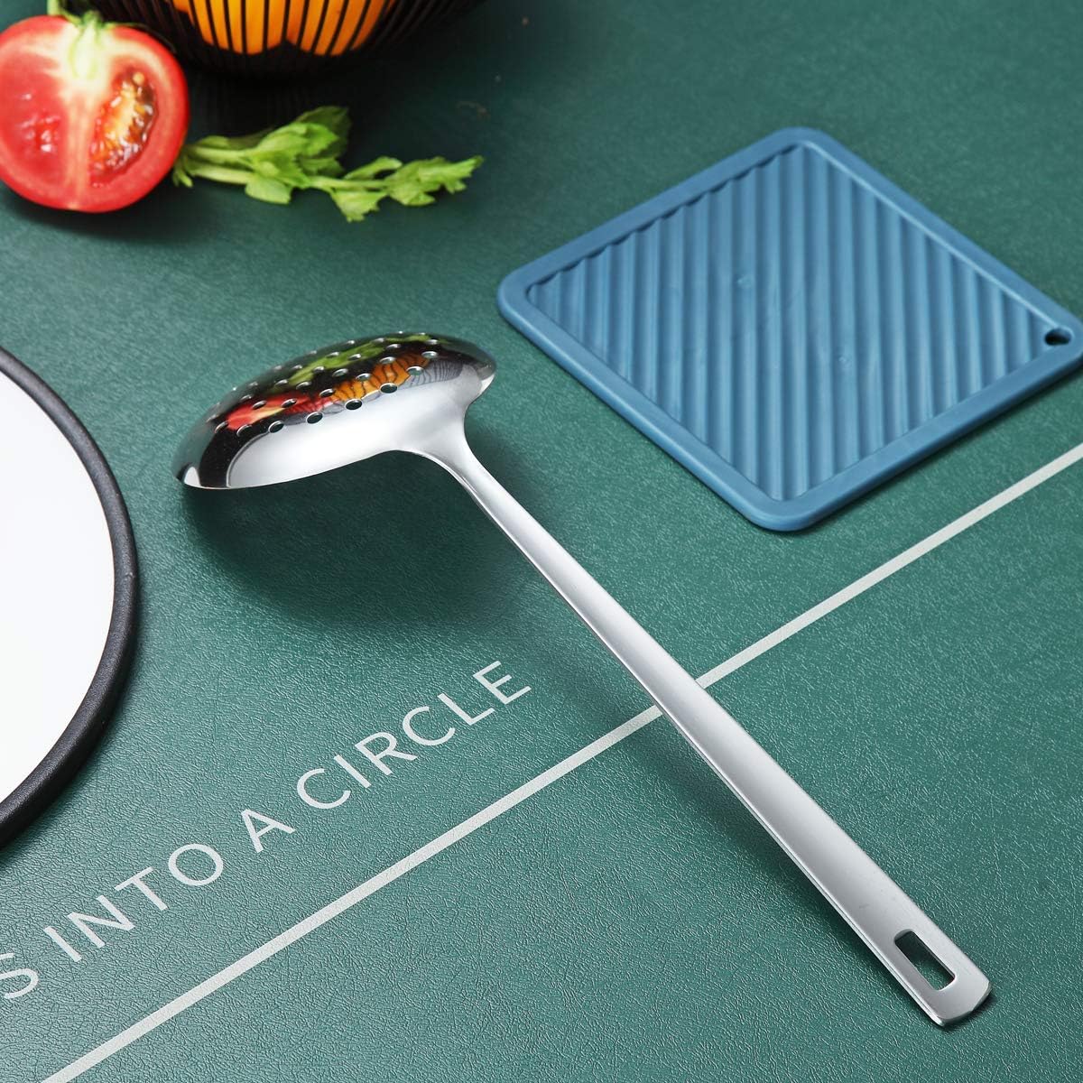 Stainless Steel Cooking Utensils Set, Berglander 13 Pieces Kitchen Utenisls Set, Kitchen Tools Set with Utensil Holder Non-Stick and Heat Resistant,Dishwasher Safe, Easy to Clean (13 Packs)