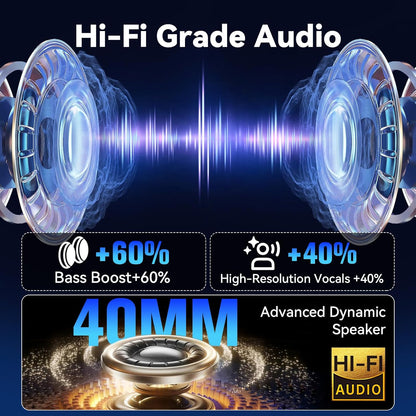 XGP X10 Mesh Motorcycle Bluetooth Headset – 10 Riders Group Intercom 3000m Range, Bluetooth 5.3 Helmet Communication System with Audio Multitasking, Music Sharing & IP67 Waterproof (2 Pack)