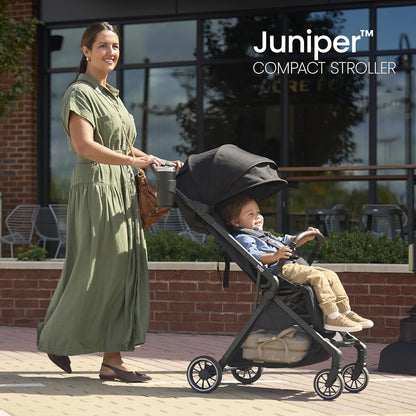 Britax Juniper™ Compact Stroller with One-Hand RapidFold™ - Raven Black