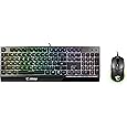 MSI Vigor Backlit RGB Dedicated Hotkeys Anti-Ghosting Mechanical Feel Gaming Keyboard & Gaming Mouse Combo (Vigor GK30 Combo White US)