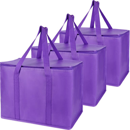 Purilite Select™ Insulated Food Delivery Bag – Extra Large Thermal Carrier for Hot &amp; Cold Food Transport