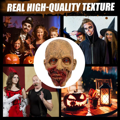 Scary Halloween Zombie Mask Realistic Walking Dead Demon Monster Mask Halloween Costume Cosplay Props