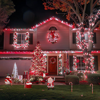 JMEXSUSS 2 Pack 75.5ft Orange Solar Christmas Lights, Total 400 LED Solar String Lights Outdoor Waterproof, 8 Modes Orange Halloween Lights for Tree Patio Garden Thanksgiving Halloween Decorations