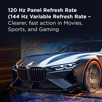 TCL 55-Inch Q7 QLED 4K Smart Q LED TV with Google TV (55QM750G, 2023 Model) Dolby Vision IQ, Dolby Atmos, HDR, Game Accelerator up to 240Hz, Voice Remote, Works with Alexa, Streaming Television