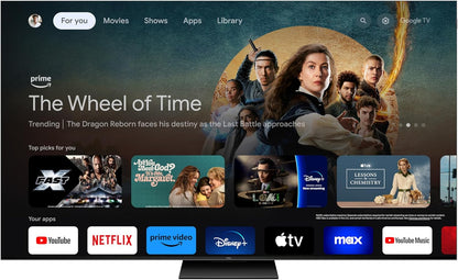 TCL 55-Inch Q7 QLED 4K Smart Q LED TV with Google TV (55QM750G, 2023 Model) Dolby Vision IQ, Dolby Atmos, HDR, Game Accelerator up to 240Hz, Voice Remote, Works with Alexa, Streaming Television