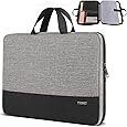 bagasin Laptop Sleeve Case, 15 15.6 16 inch TSA Laptop Sleeve Water Resistant with 4-Layer Protection, Computer Carrying Bag Compatible with MacBook, HP, Dell, Lenovo, Asus Notebook - PuriLite