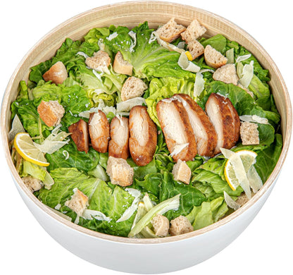 Restaurantware-Bambuddha 51 Ounce Extra Large Salad Bowl, 1 Heavy-Duty Round Salad Bowl - Sustainable, Reusable, Blue Bamboo Serving Dish, for Serving Salads, Fruits, and Appetizers