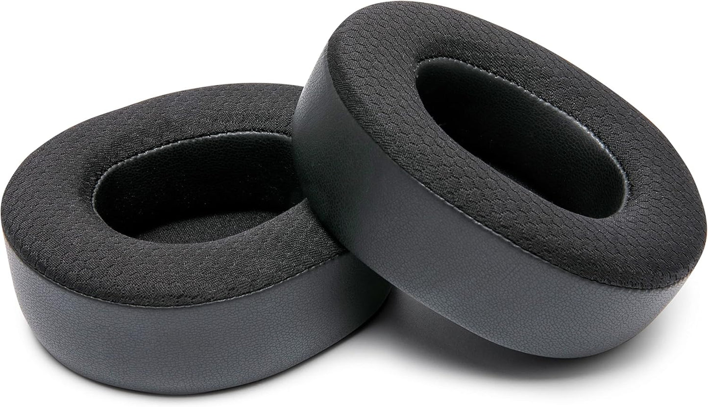 WC Freeze for Arctis Nova - Hybrid Fabric Cooling Gel Replacement Earpads for Arctis Nova Pro Wired, Nova 7, 5, 4, 3, 1 - Made by Wicked Cushions (Does Not Fit Nova Pro Wireless) | Black
