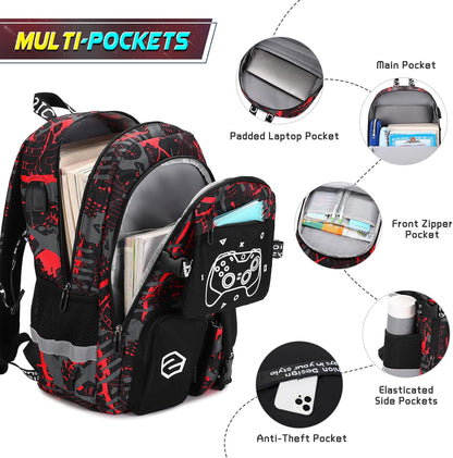 Scothen Cool Luminous School Backpacks for Boys
