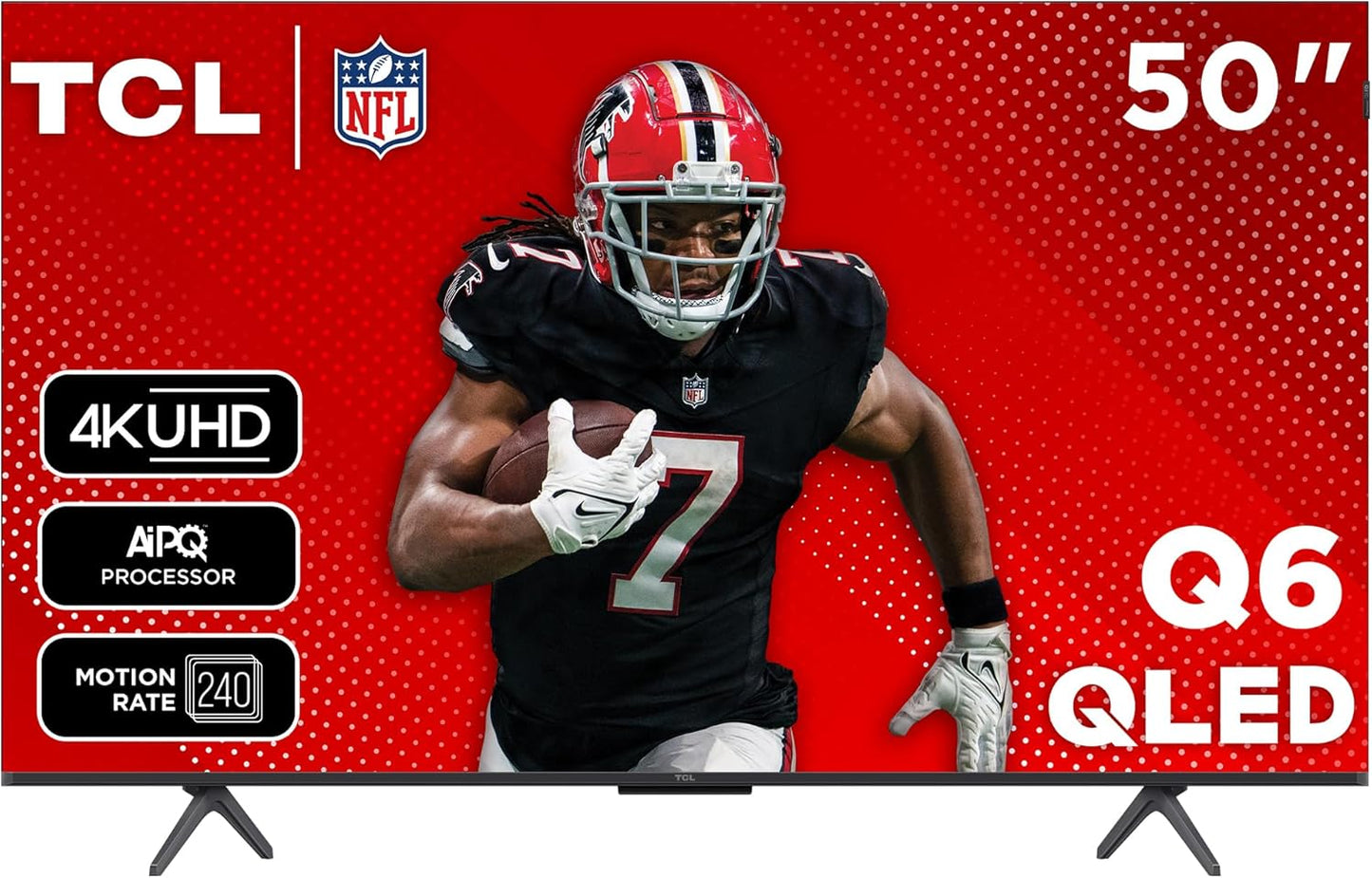 TCL 65-Inch Q65 QLED 4K UHD Smart TV with Google TV (65Q651G-CA, 2024 Model) Dolby Vision, Dolby Atmos, HDR Pro+, Game Accelerator Enhanced Gaming, Voice Remote, Works with Alexa, Streaming Television