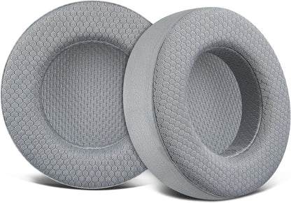 SOULWIT Ear Pads Replacement for Corsair Virtuoso RGB Wireless XT SE Gaming Headset, Earpads Cushions with Mesh Fabric, High-Density Noise Isolation Foam, Added Thickness - Black