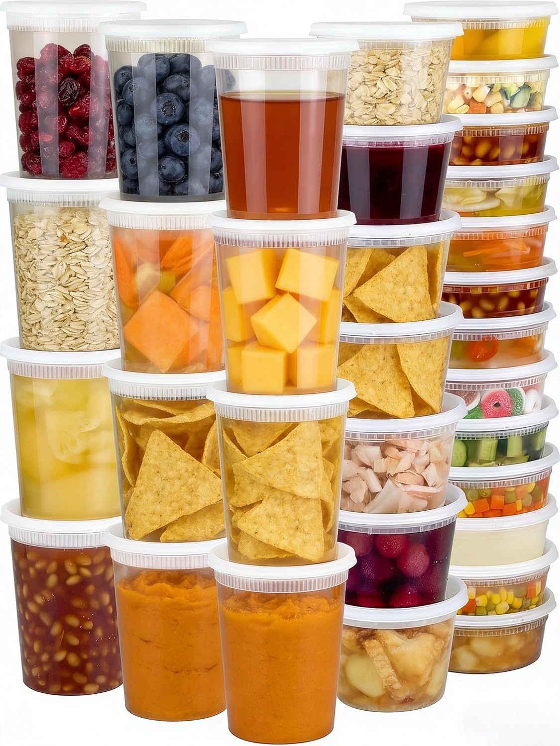 Pure Future Snackle Box Container with Handle - 8 Compartment Divided Serving Tray with Lid - Crystal Clear Charcuterie Box for Travel, Parties, Movie Nights & Daily Snacks (Hand Wash Only)