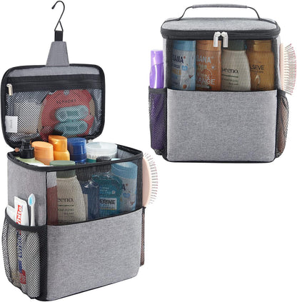 Lifewit Shower Bag Mesh Shower Caddy Portable College Dorm Room Essentials Tote Bag for Bathroom, Gym, Travel, Camping Quick Dry Hanging Shower Organizer Basket Toiletry Bag, Medium, Black