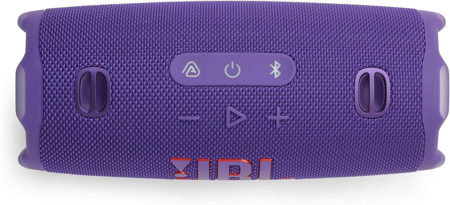 JBL Charge 5 Portable Bluetooth Speaker with Deep Bass, IP67 Waterproof and Dustproof, Up To 20 Hours of Playtime, Built-in Powerbank - Black