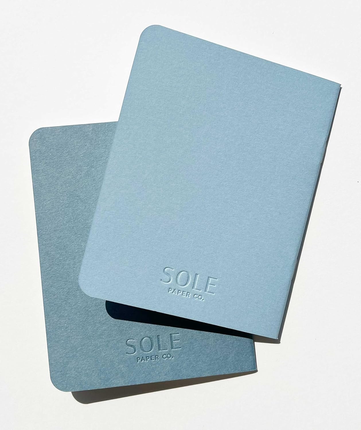 SOLE PAPER CO. Embossed Vow Books, His & Her Unisex, Vow Renwal, Bride & Groom, Wedding Vow Books, Couples Books, Hand Crafted Modern Books (Vellum)