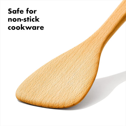 OXO Good Grips Wooden Spoon Set, 3-Piece, Brown