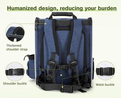 Pecute Pet Carrier Backpack, Dog Carrier Backpack Expandable with Breathable Mesh for Pets ＜6kg, Pet Backpack Carrier for Hiking Travel Camping Outdoor