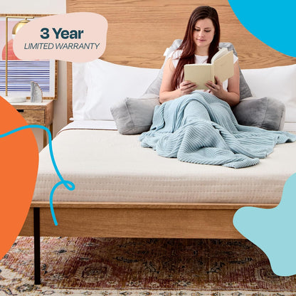 Linenspa Shredded Foam Reading Pillow - Perfect for Adults, Teens, and Kids - Velour Cover - 3 Year U.S. Warranty, Stone