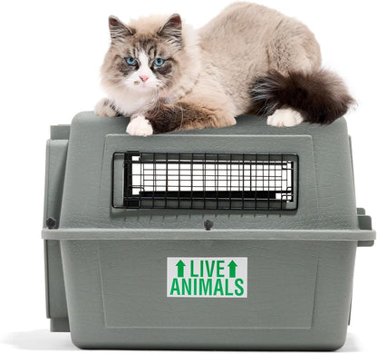 Petmate 00200 Sky Kennel for Pets from 25 to 30-Pound, Light Gray