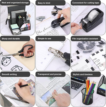 13-in-1 Office Desk Organizer Set for Back to School Supplies Accessories