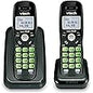 VTech 2 Handset DECT 6.0 Expandable Cordless Phone with Call Block, CS5219-2 (Silver & Black)