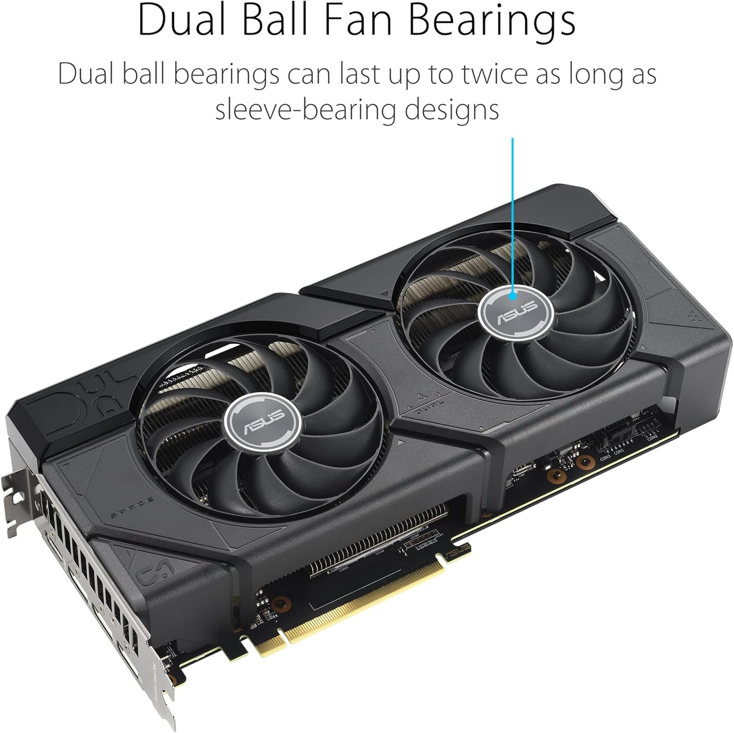 ASUS Prime Radeon™ RX 9060 XT 16GB GDDR6 OC Edition Graphics Card (PCIe 5.0, HDMI/DP 2.1, 2.5-Slot Design, axial-tech Fans, Dual Ball Fan Bearings, Dual BIOS, ASUS GPU Guard)