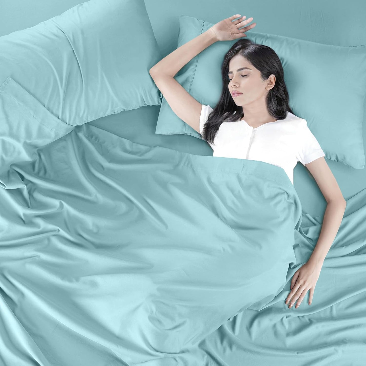 Utopia Bedding Queen Bed Sheet Set - 4 Piece Bedding - Soft Brushed Microfiber Fabric - Shrinkage & Fade Resistant - Easy Care (White)