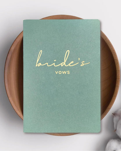 GroomBrideGifts Wedding Vow Book for His and Hers, Soft Touch, Perfectly Sized Bride and Groom Vow Books, Wedding Essentials, Wedding Registry Ideas, His and Hers Gifts
