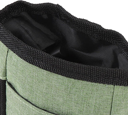Dog Treat Bag with Clear Window, Portable Dog Training Treat Pouch, Multifunction Oxford Cloth for Outdoor Training, Ideal Pet Training Treat Pouches with Secure Seal