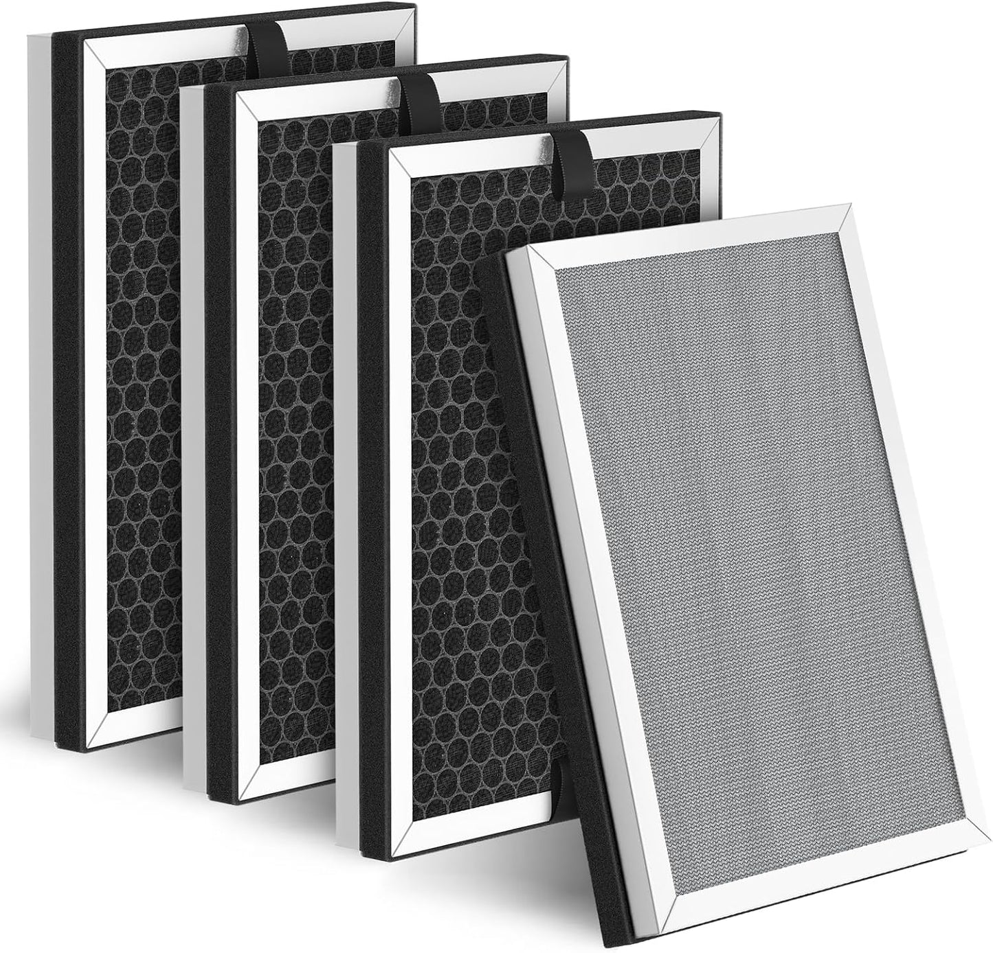 4 Pack JF260 Filter Replacement Compatible with JF260, JF260S Air Purifier, DeedMo AP-1273, JF260-RF filter, 3-in-1 Pre-Filter, HEPA and Activated Carbon Filtration System