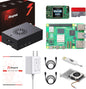 iRasptek Starter Kit for Raspberry Pi 5 RAM 16GB - 256GB Edition of OS-Bookworm Pre-Installed (Aluminum Case)