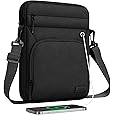 MoKo 13.3-14 Inch Laptop Sleeve Bag Fits MacBook Pro M3/M2 14" 2023, MacBook Pro 13" M2, New MacBook Air 13.6" M3/M2 2024/2022,Tab S8 Ultra 14.6",Handle Carrying Case with Shoulder Strap, Black & Gray - PuriLite