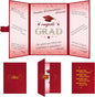 Vlipoeasn 2025 Graduation Guest Book Alternative, Red Gold Class of 2025 Graduation Party Decorations, Graduation Signature Book for 2025 College High School, Unique Graduation Gifts for Friends