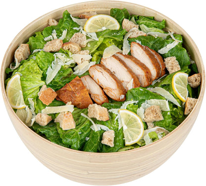 Restaurantware-Bambuddha 15 Ounce Small Salad Bowl, 1 Heavy-Duty Round Salad Bowl - Sustainable, Reusable, Black Bamboo Serving Dish, for Serving Salads, Fruits, and Appetizers