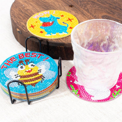 Purilite Select Cat Diamond Art Coasters Kit
