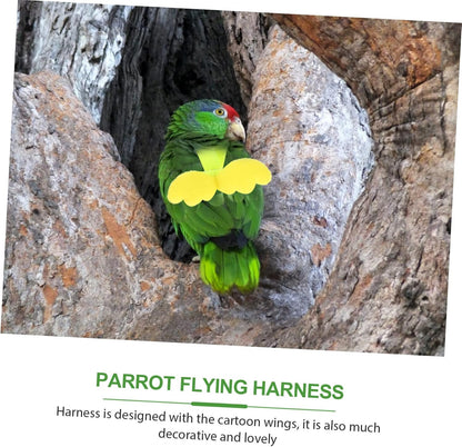 BESPORTBLE 4pcs Bird Training Rope Parrot Harness Leash Pet Bird Fly Train Supply for Small Conure