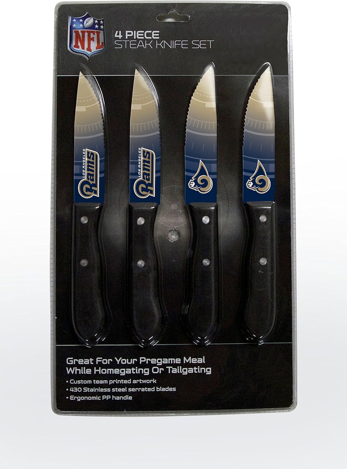 The Sports Vault by Inglasco NFL Chicago Bears Steak Knives