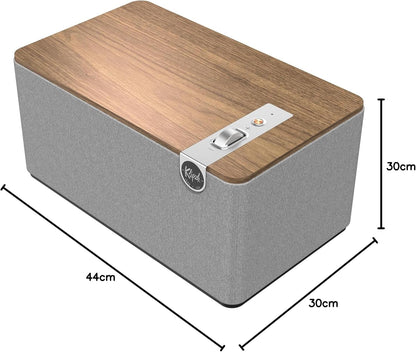 Klipsch The Three Plus Premium Bluetooth Speaker System, Walnut