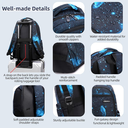 Kids Backpack for Boys Girls Nylon Elementary School Bags Durable Children Bookbags Casual Travel Back Pack