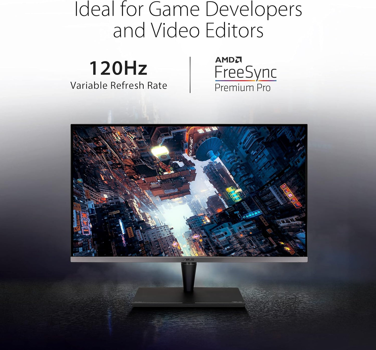 ASUS ProArt Display PA279CV 27” 4K HDR UHD (3840 x 2160) Monitor, IPS, 100% sRGB/Rec. 709, ΔE < 2, USB-C DisplayPort HDMI USB hub, Calman Verified, Eye Care, Tilt Pivot Swivel Height Adjustable