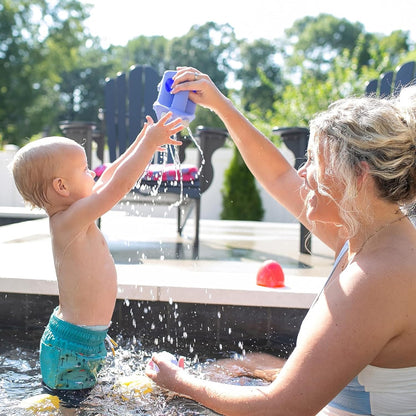 Dr. Brown’s CleanUp Pour & Roar Watering Can, Baby Bath Essentials Kids Toy, BPA Free, Certified Plastic Neutral, 6m+