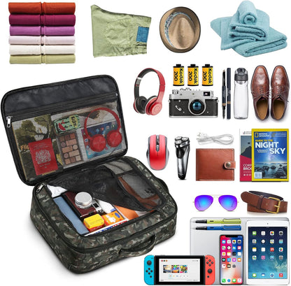 Mogplof Carry on Backpack, Airline Flight Approved Travel Backpack for Men, WOmen 40L Extra Large Expandable Water Resistant Backpack Lightweight Daypack Perfect Fit for 17 17.3 Inch Laptop, Black